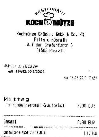 ltge Hffner Kochmtze Restaurant